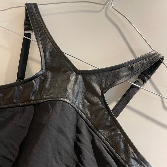 One piece black swimsuit with high neck - Picture 2 of 3